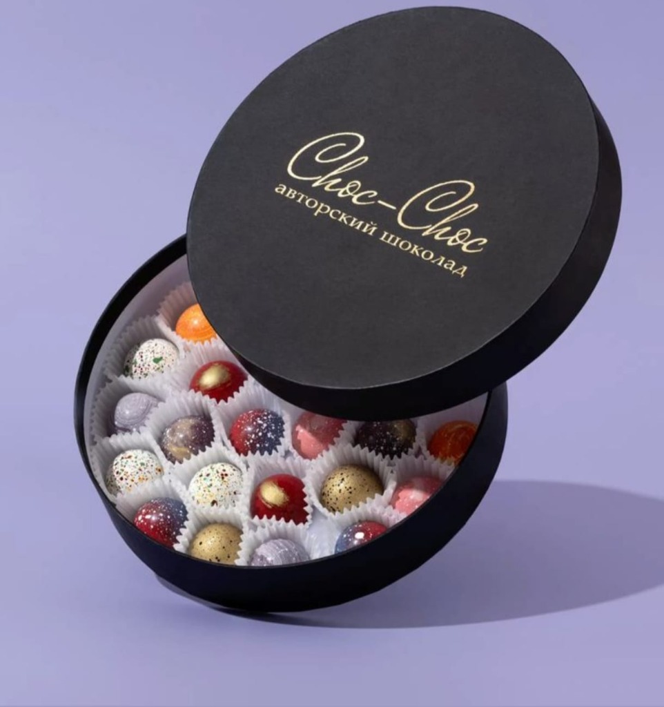 Choc-Choc Silindir Çikolata Kutusu
